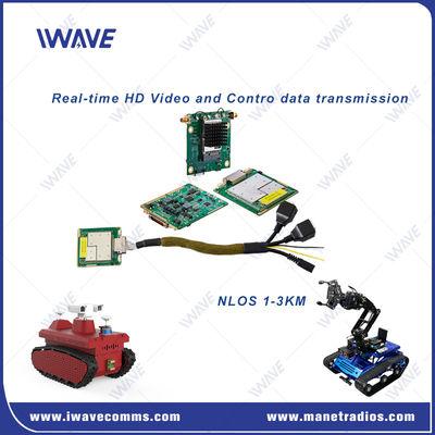 Mua FHSS Ultra Miniature Digital Video Transceiver 20km Range cho UGV / Robot sản xuất trực tuyến