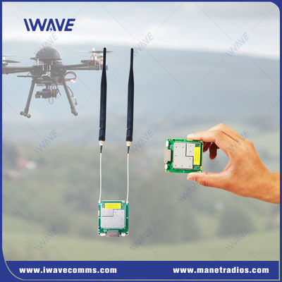 Miniature Tri Band IP MESH 10km Drone Video Transmitter FHSS ở cấp PCB